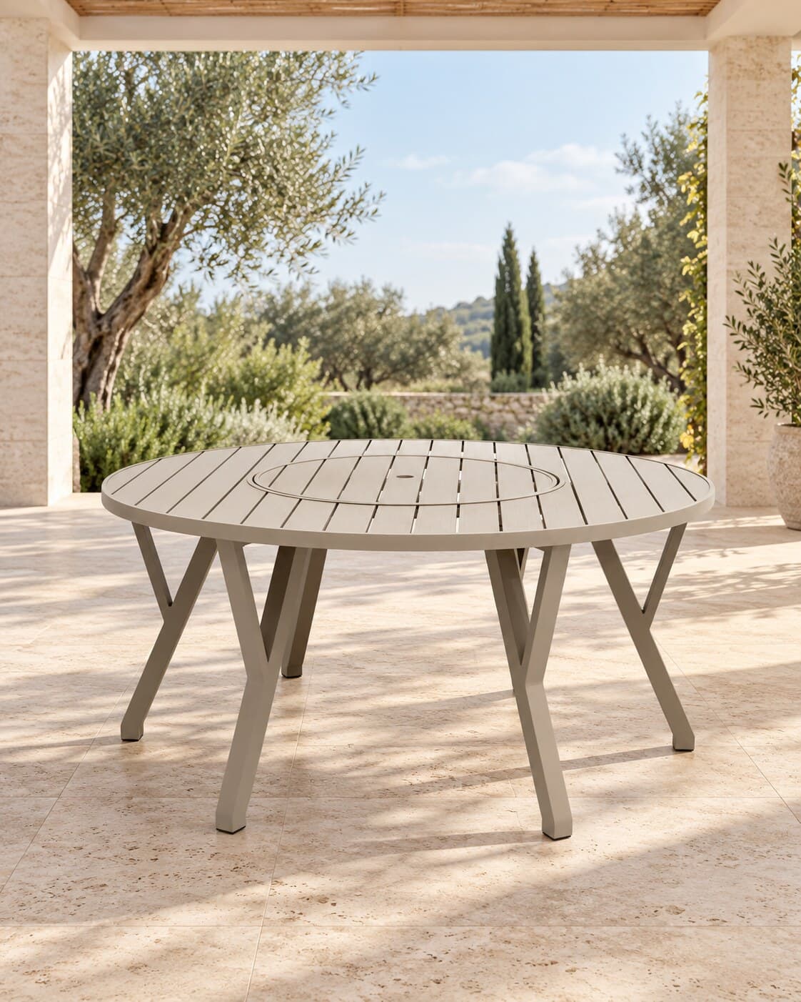 Mesa PRATIC girador 1,60m em ambiente