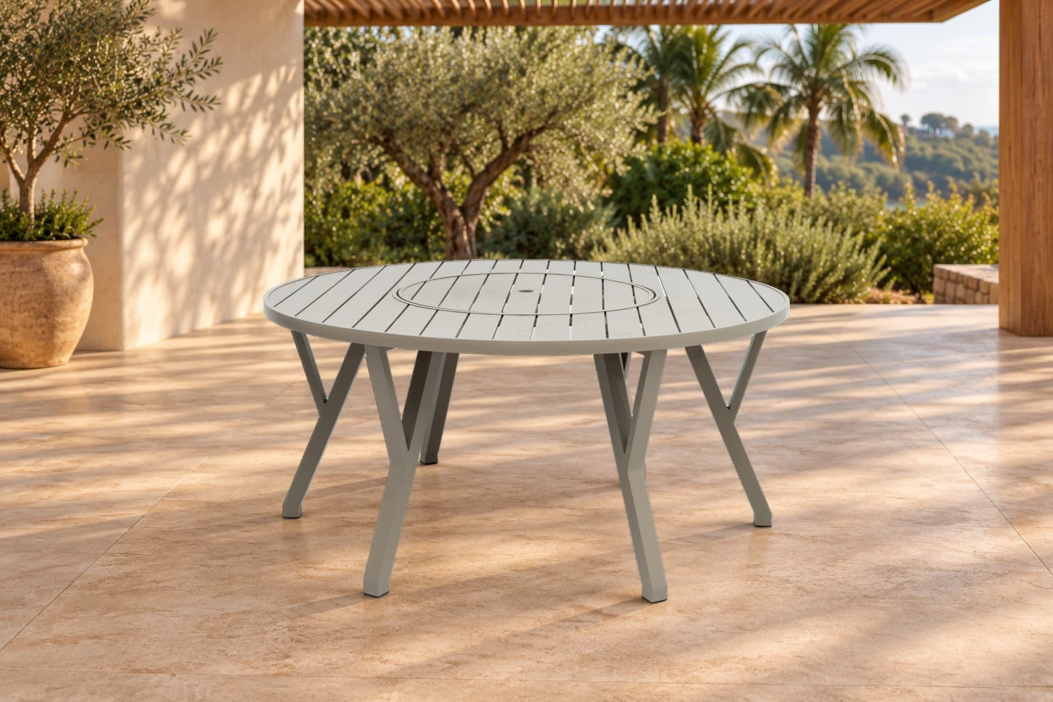 Mesa PRATIC girador 1,60m em ambiente