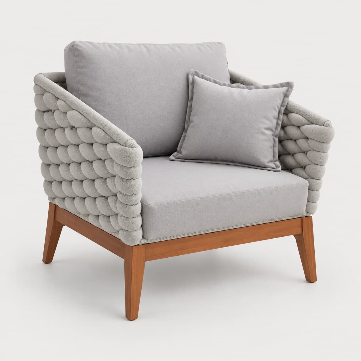 BILT Poltrona tricô com enchimento