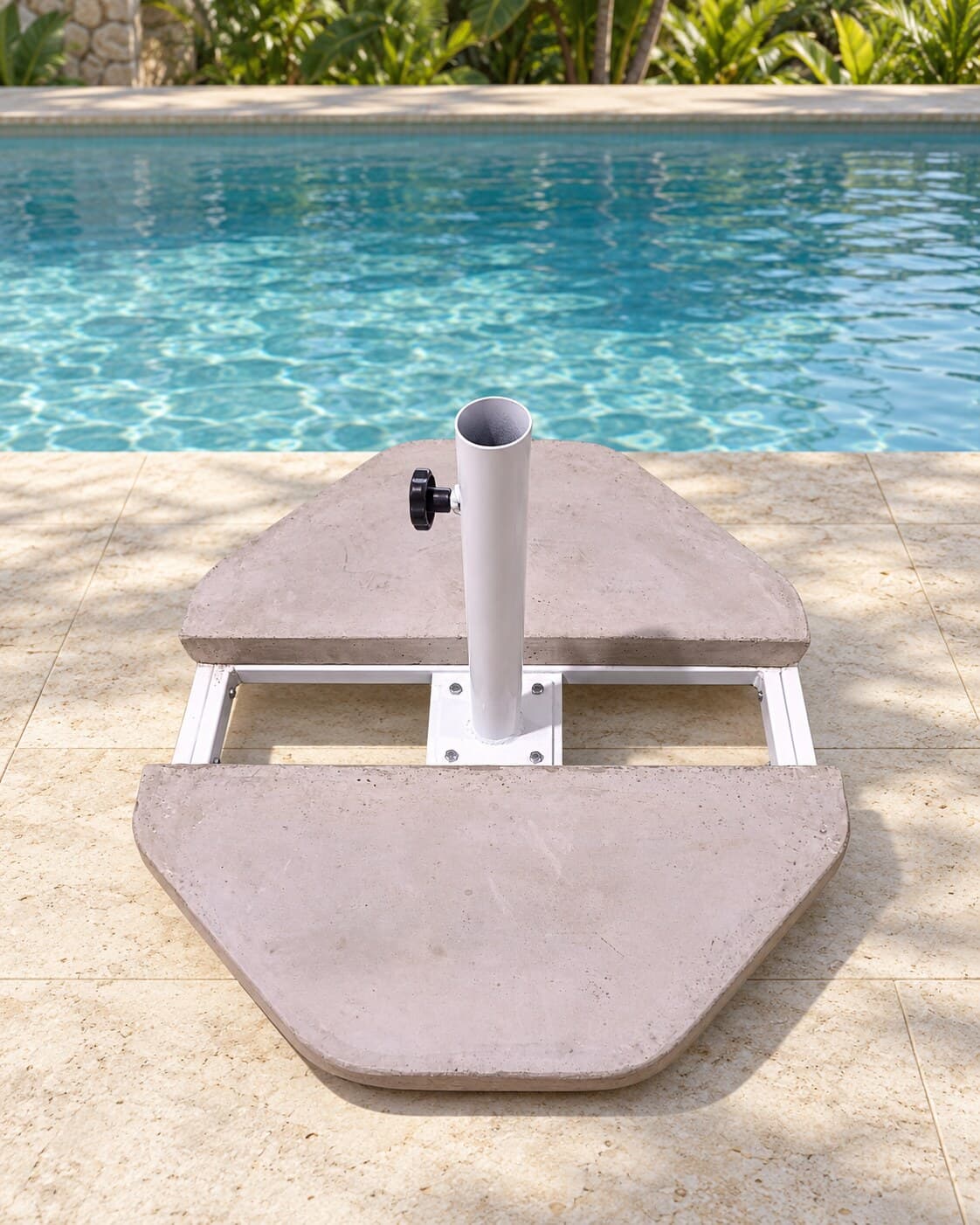 BASE Ombrelone central 61 kg em ambiente