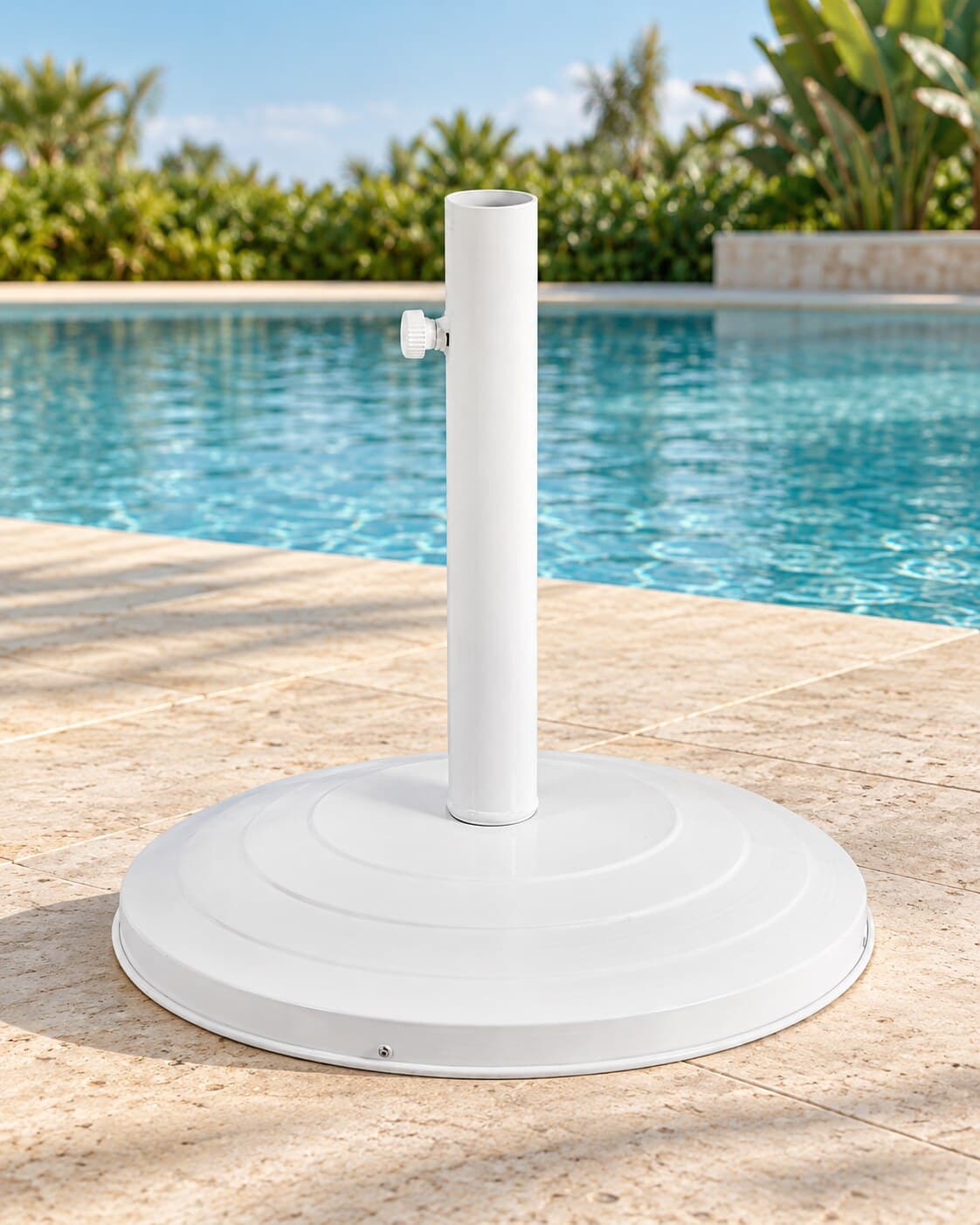 x Base Redonda para Ombrelone em ambiente