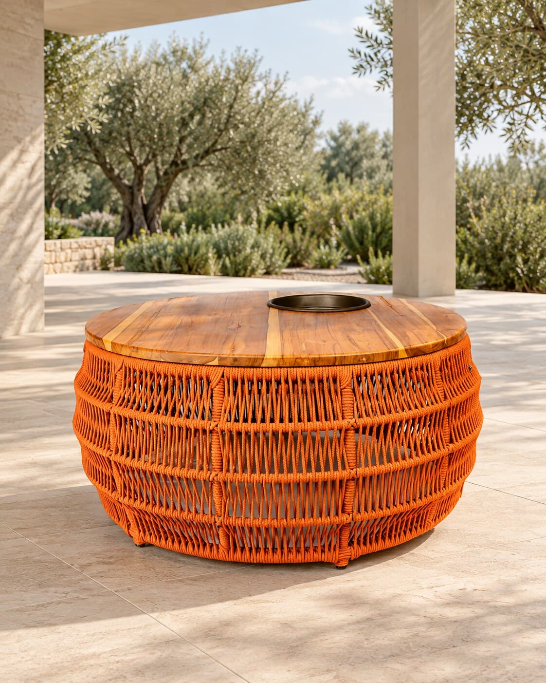 Mesa Champanheira ELEGANCE MADEIRA em ambiente