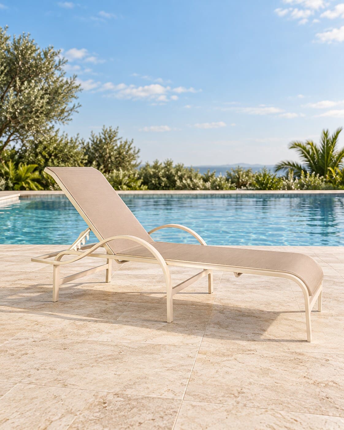 Espreguiçadeira ELEGANCE Tela em ambiente