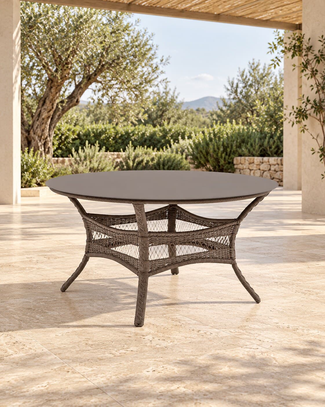 Mesa BELIZE vidro em ambiente