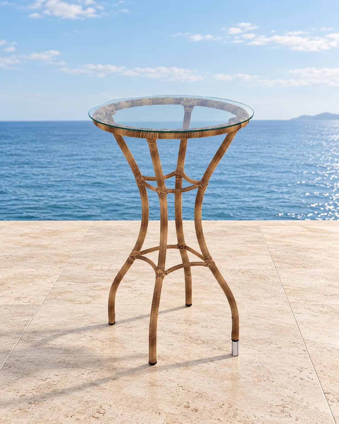 Mesa bistrô Degust em ambiente