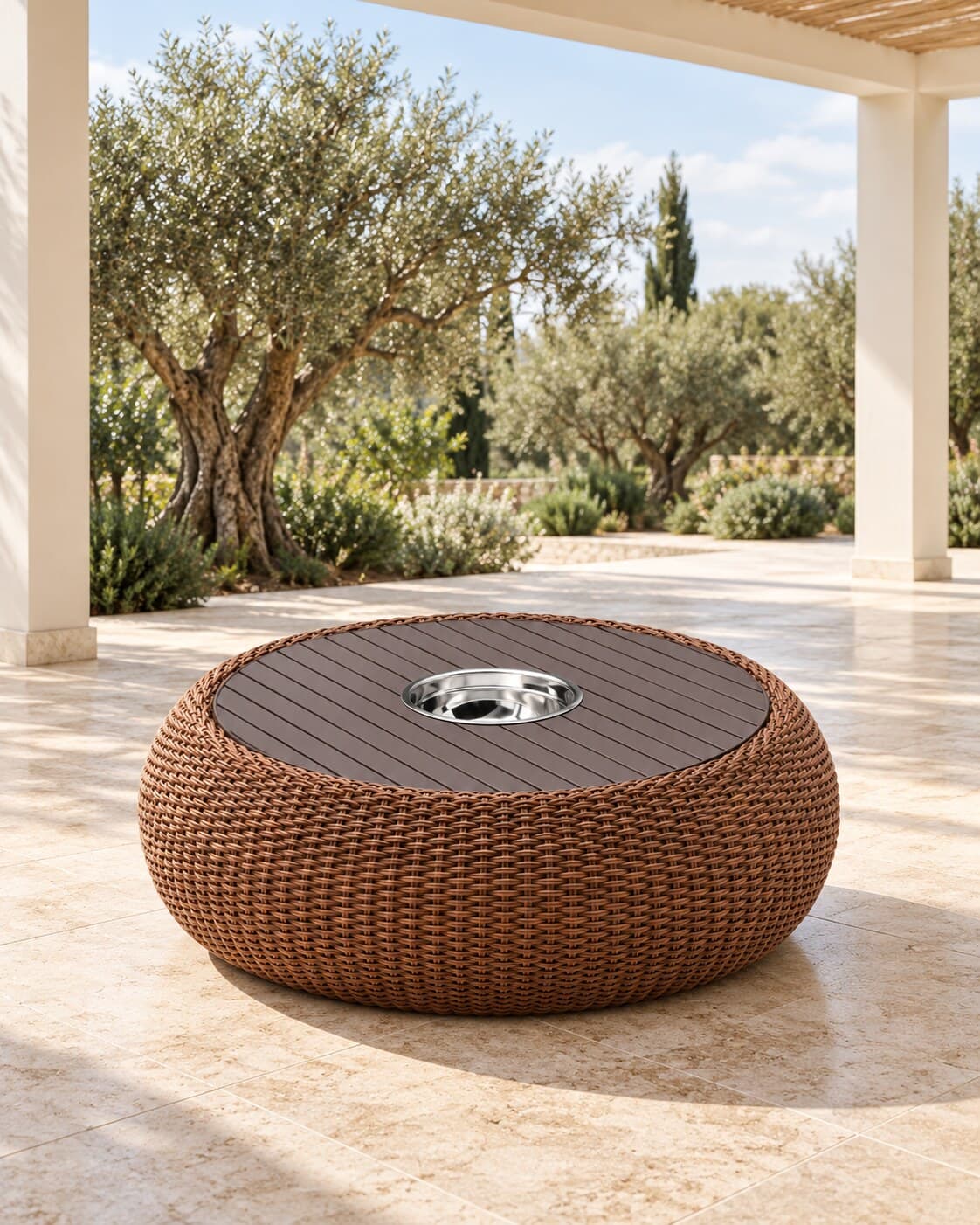 Mesa champanheira BLEND em ambiente