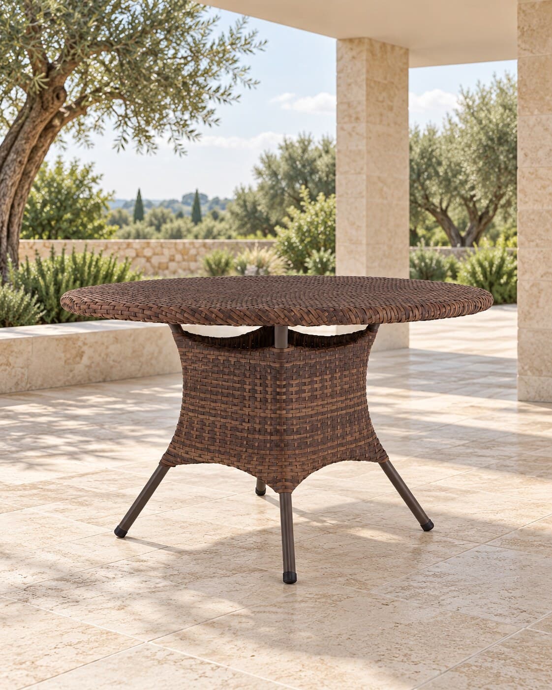 Mesa red. DAMASCO fibra em ambiente