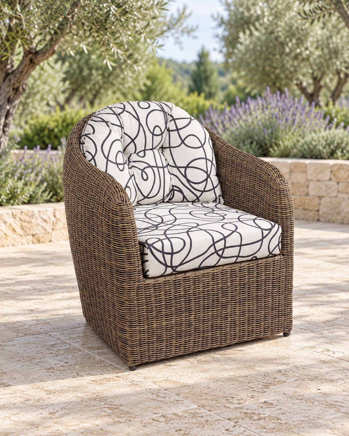 Poltrona Contemporanea em ambiente