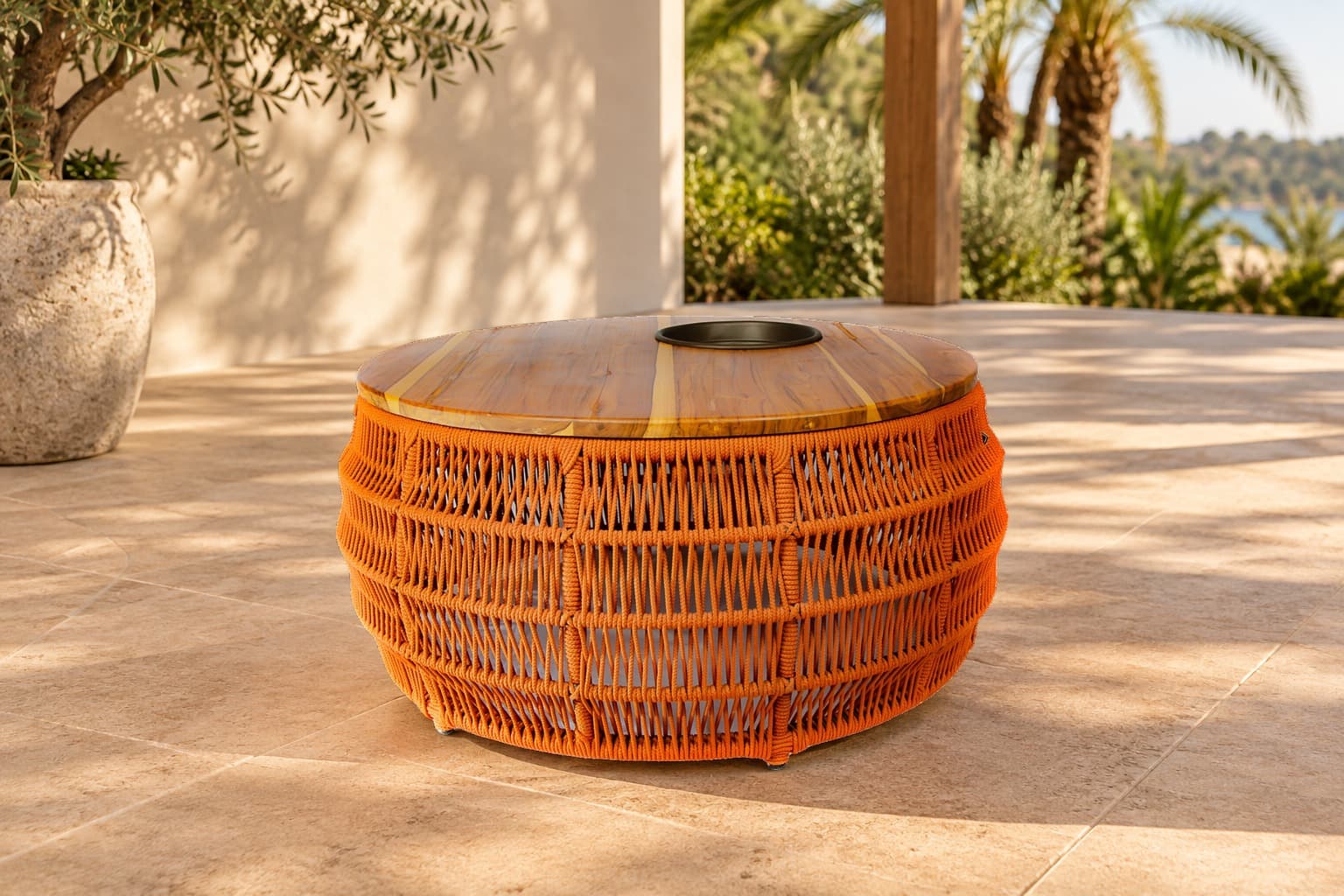 Mesa Champanheira ELEGANCE MADEIRA em ambiente