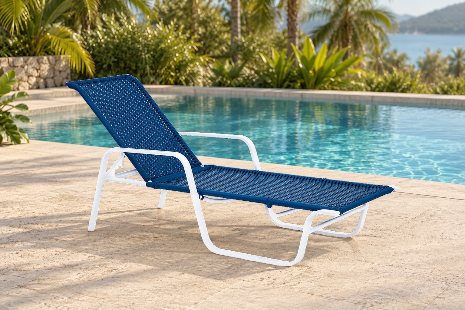 Espreguiçadeira Verano fibra em ambiente