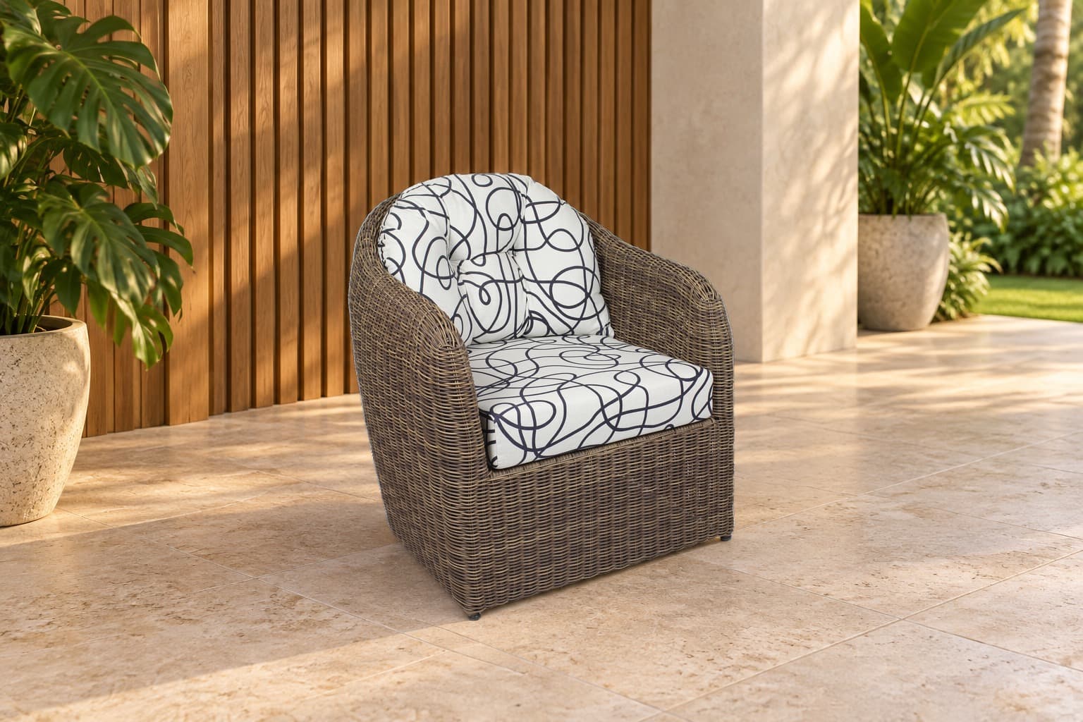 Poltrona Contemporanea em ambiente